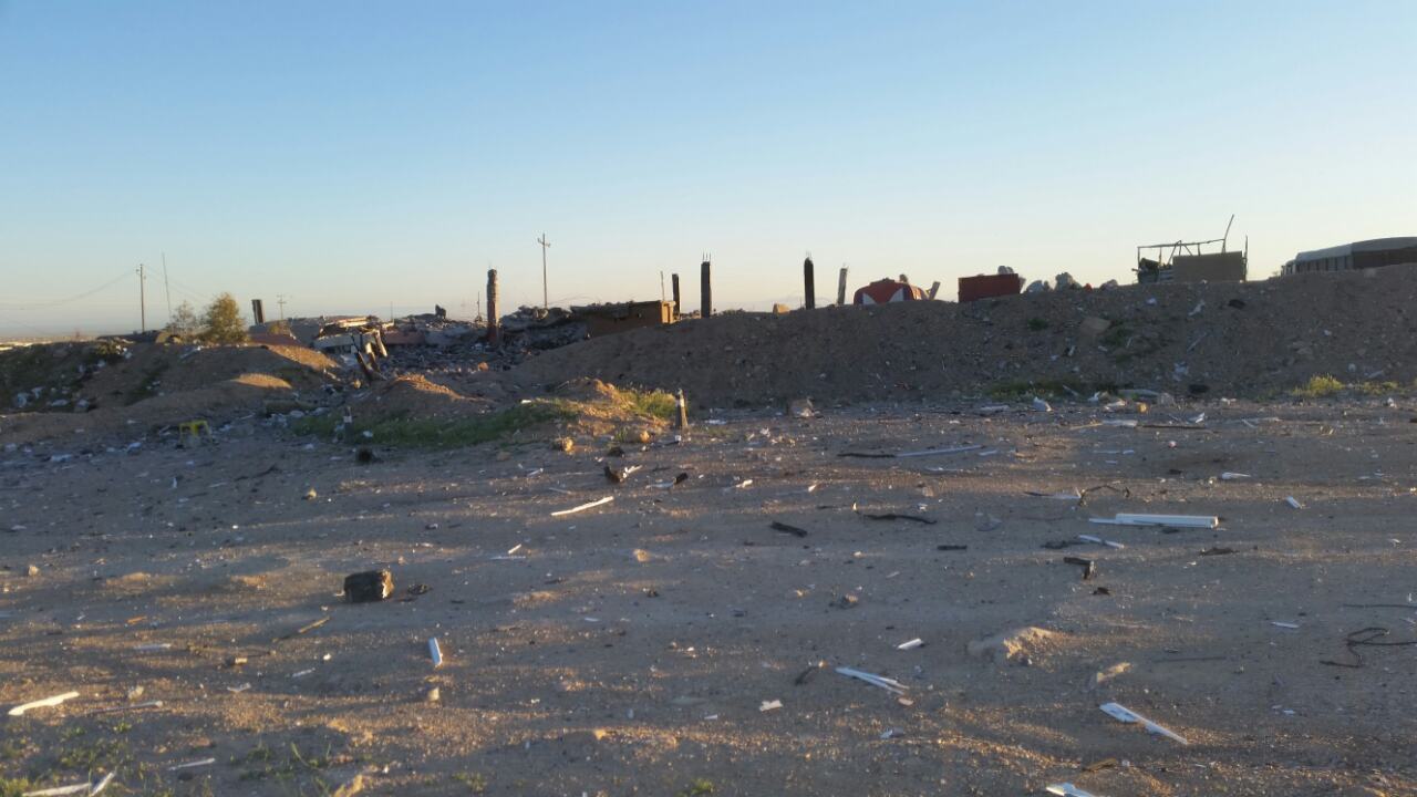 The sites targeted by the Turkish airstrikes in Sinjar (Shingal) and Syrian Kurdistan (Rojava), April 25, 2017. (Photo: Social Media)